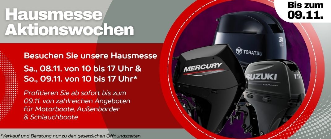 Außenborder Aktionspreise - Hausmesse 2025