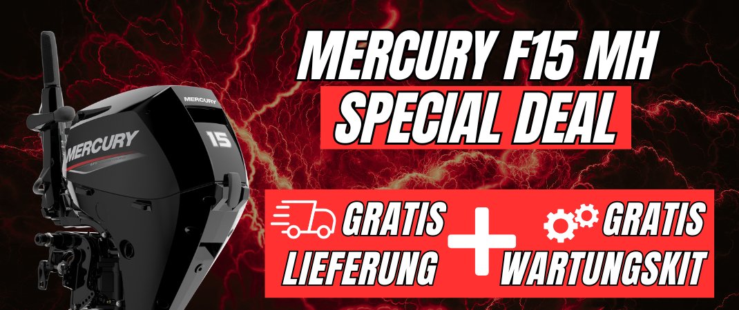 Special Deal Mercury F3,5 MH & F15 MH
