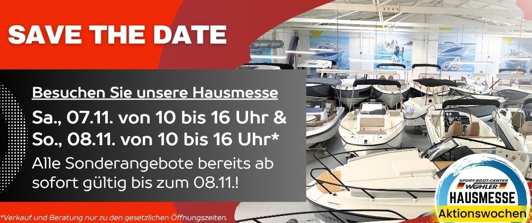Hausmesse am 07. & 08. November 2026